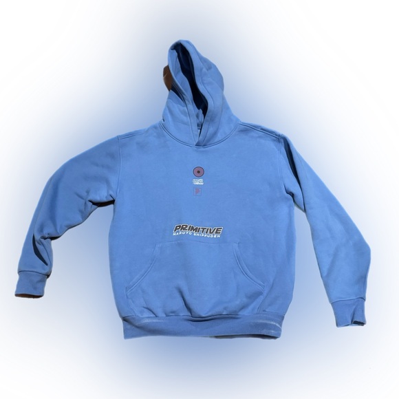 Primitive X Naruto Shippuden Madara Uchiha Blue hoodie - Picture 1 of 5